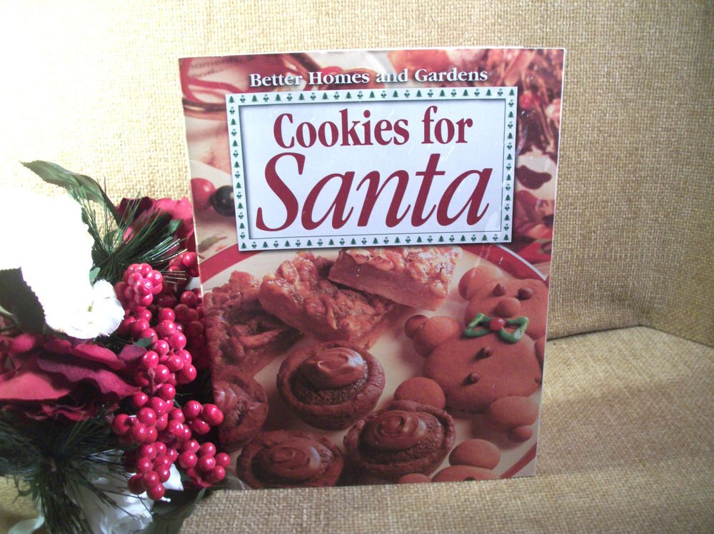 Cookies for Santa Christmas Cookbook Holiday Baking Booklet 1999 Better Homes
