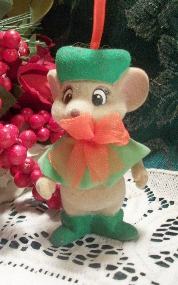 Disney Mouse Miss Blanca Rescuers Ornament McDonalds Toy Figurine VTG 1990