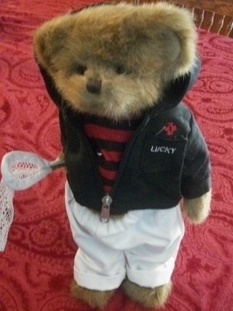Bearington Lady Bug Catcher Plush Bear Collectible Stuffed Animal Home Decor
