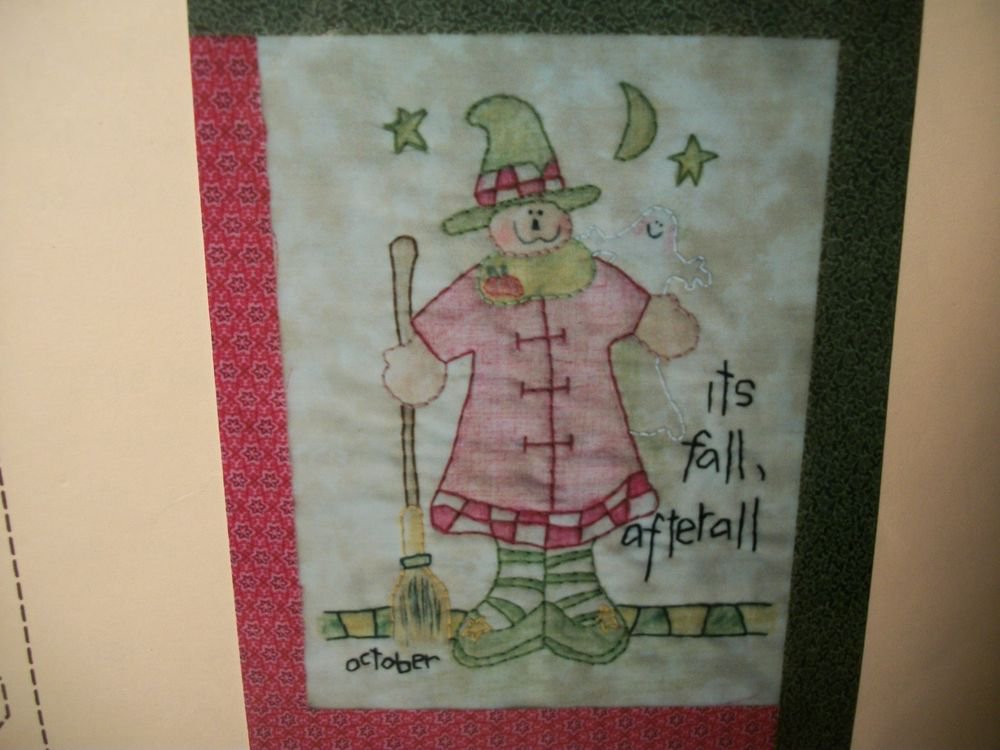 Halloween Witch Stencil Timeless Treasure Needle Crafts Sewing Painting Pattern