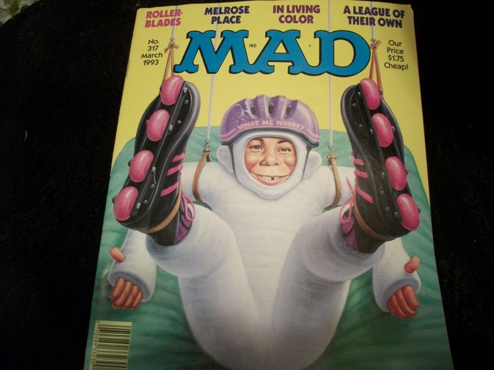MAD Magazine VTG March 1993 Edition 317 Alfred E Neuman Spoof, Satire, Comic