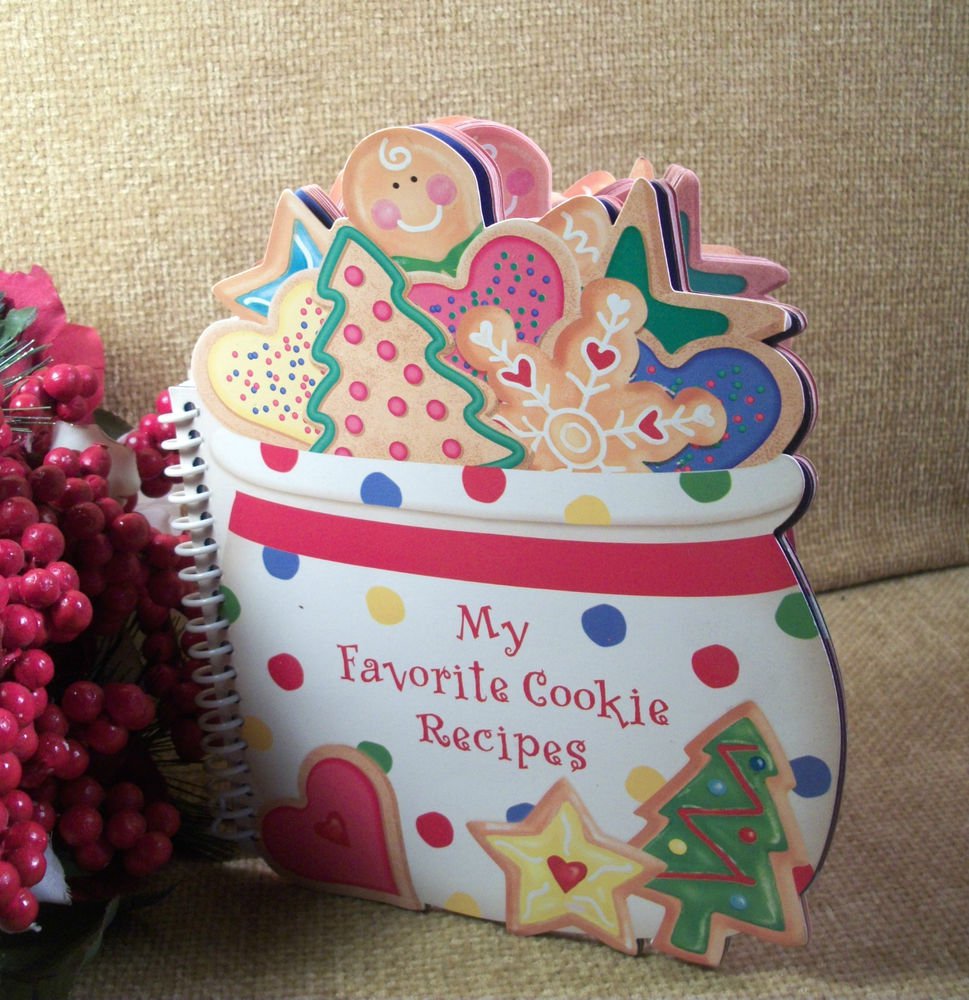 My Favorite Cookie Recipes Cookbook Christmas Recipes Holiday Gift Book