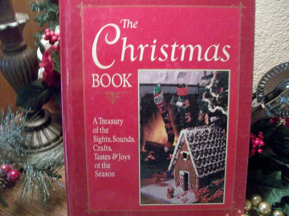 The Christmas Book Treasury of the Season Cookbook Decorating Crafts VTG 1987