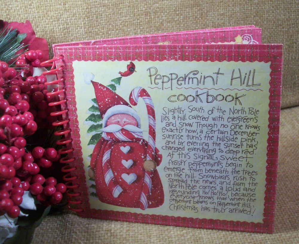 Peppermint Hill Cookbook Christmas Desserts Recipes Gift Book Cooking Food