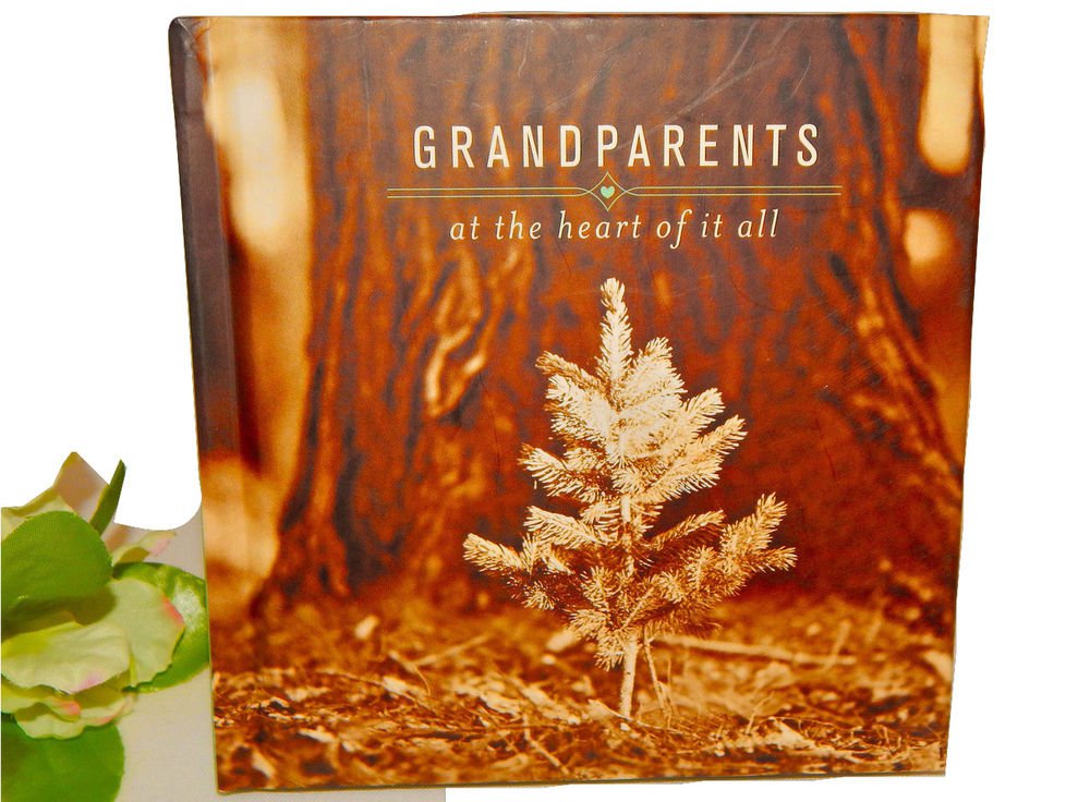 Grandparents at the Heart of it All Hallmark Gift Book Grandma Grandpa Bok4324