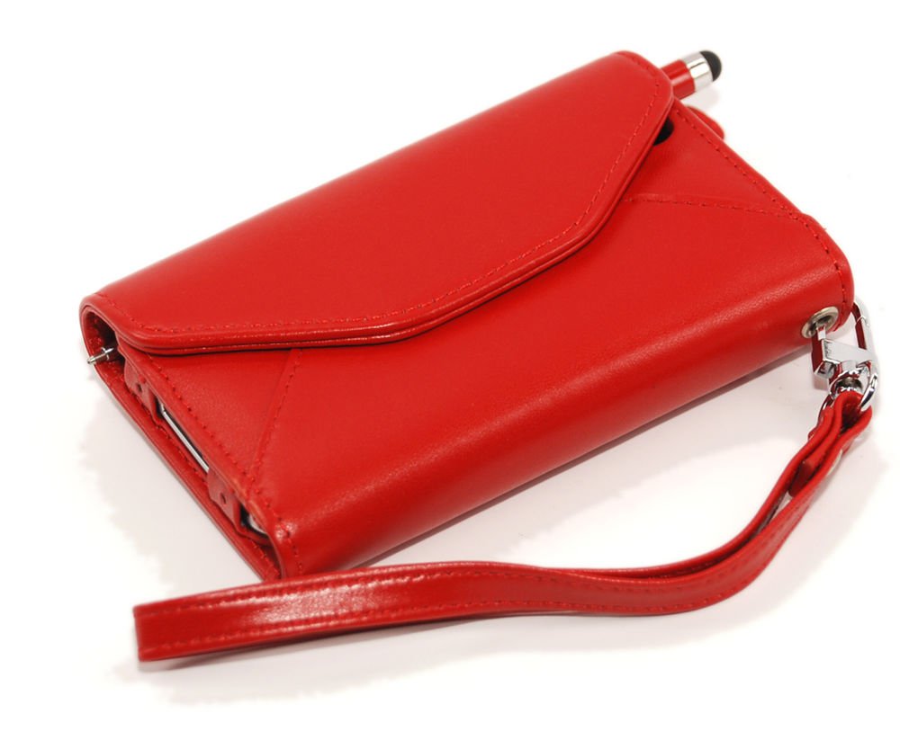 Genuine Lamb Skin Leather Flip Wallet Case cover with coin pocket for iphone 5s
