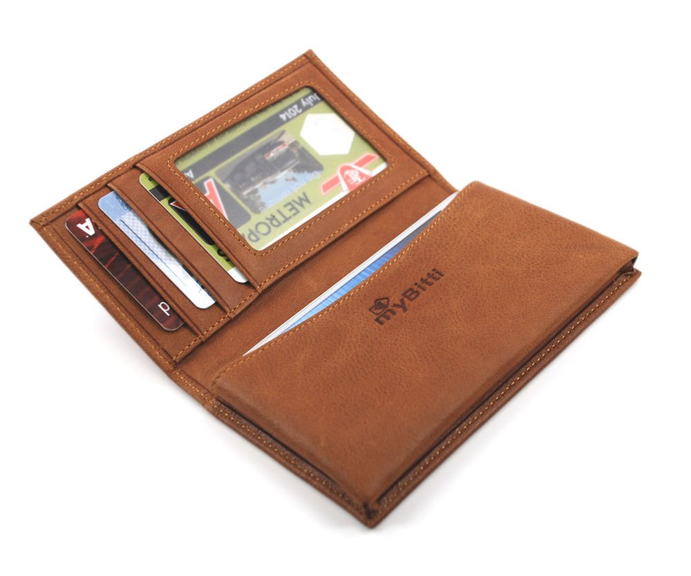 myBitti Genuine Italian Cowleather Wallet Case Cover for Iphone 5 ,4,4s , HTC