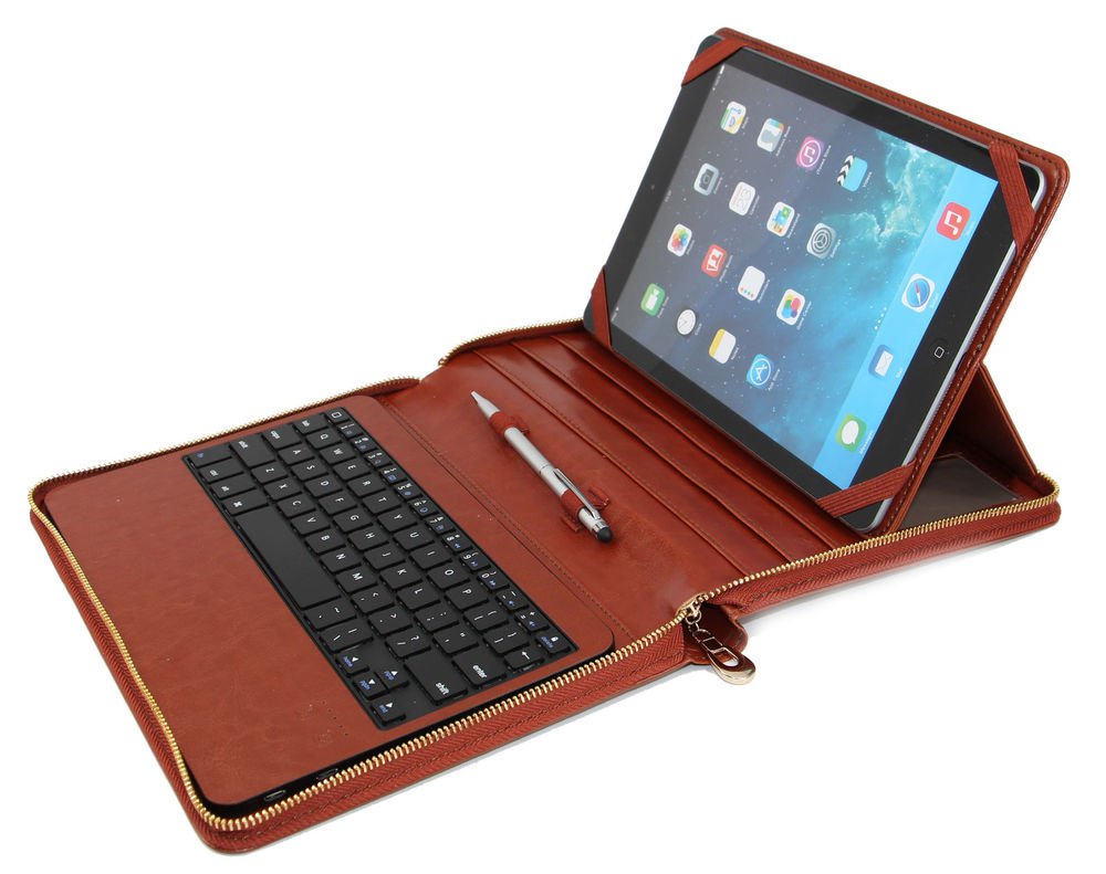 Bluetooth Keyboard Case cover Built-in 3800mAh Power Bank for iPad Air 2