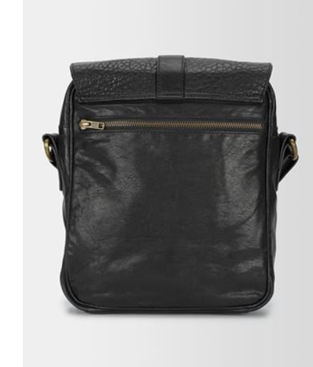 Genuine Leather Men's Tyler heavy pebble leather crossbody