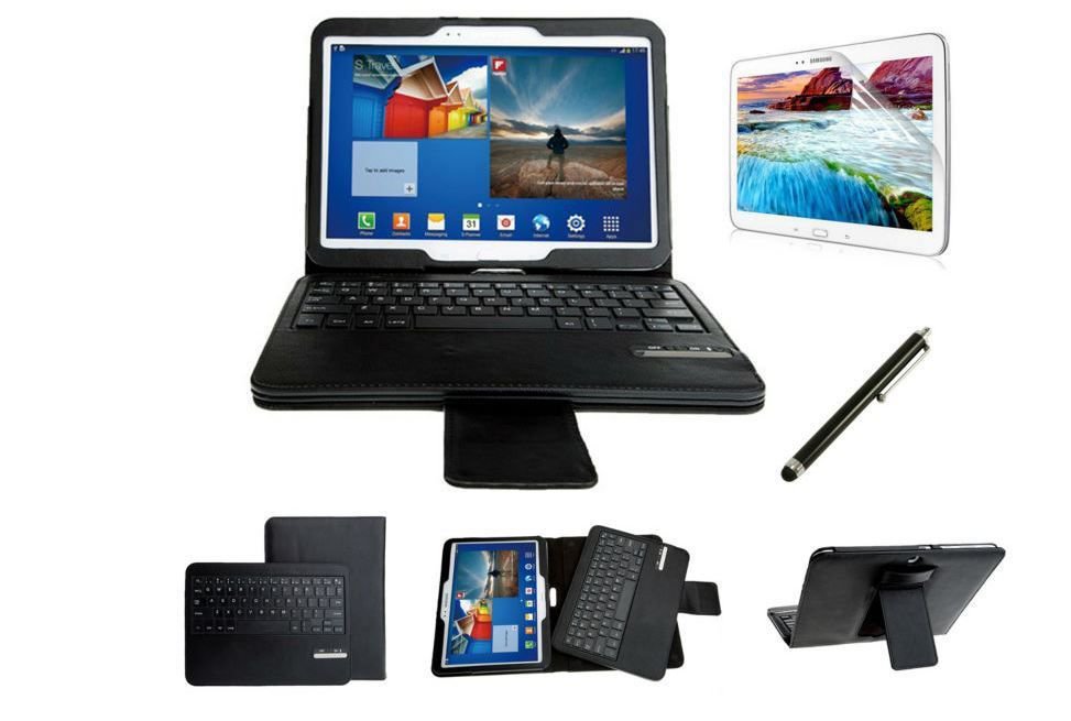 myBitti Removable-Bluetooth-Keyboard-Leather-Case for Samsung Galaxy Tab 4 10.1