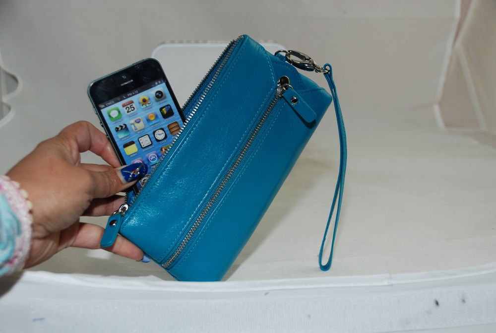 myBitti Genuine Leather wallet case Cover for iPhone 5/5s, 4S, 4, coin pocket