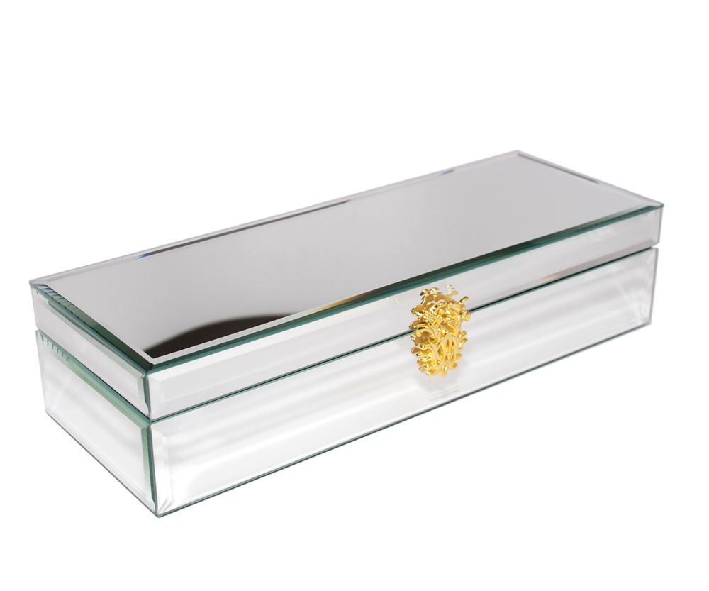 Decorebay Handmade Classic Premium Glass Mirrored Watch Case-6 Watches