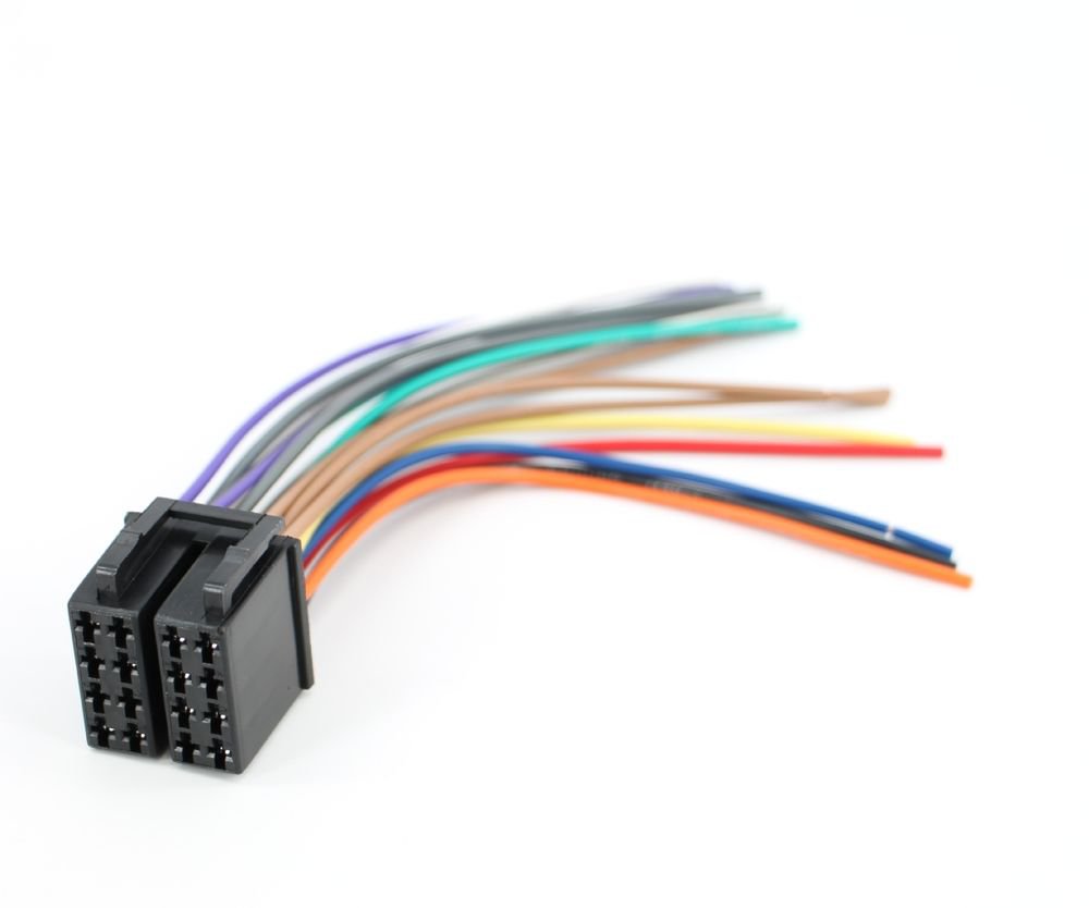 Boss Car Sterio Head Unit 16-pin Wire Harness Power Plug CD MP3 DVD