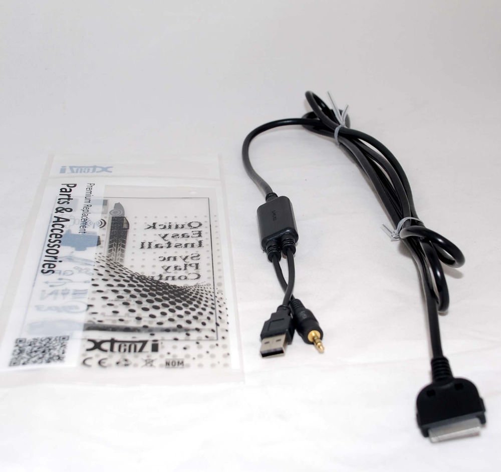 Xtenzi extra Long 7 Feet Y cable for BMW iDRIVE iPOD iPHONE iPAD Cable adapter