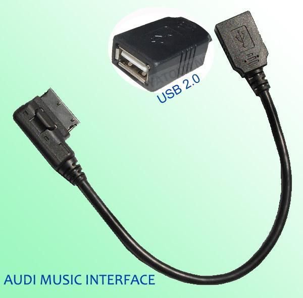 AMI MDI MMI/ USB Audio MP3 music interface Adapter for Audi A3/A4/A5/ A6