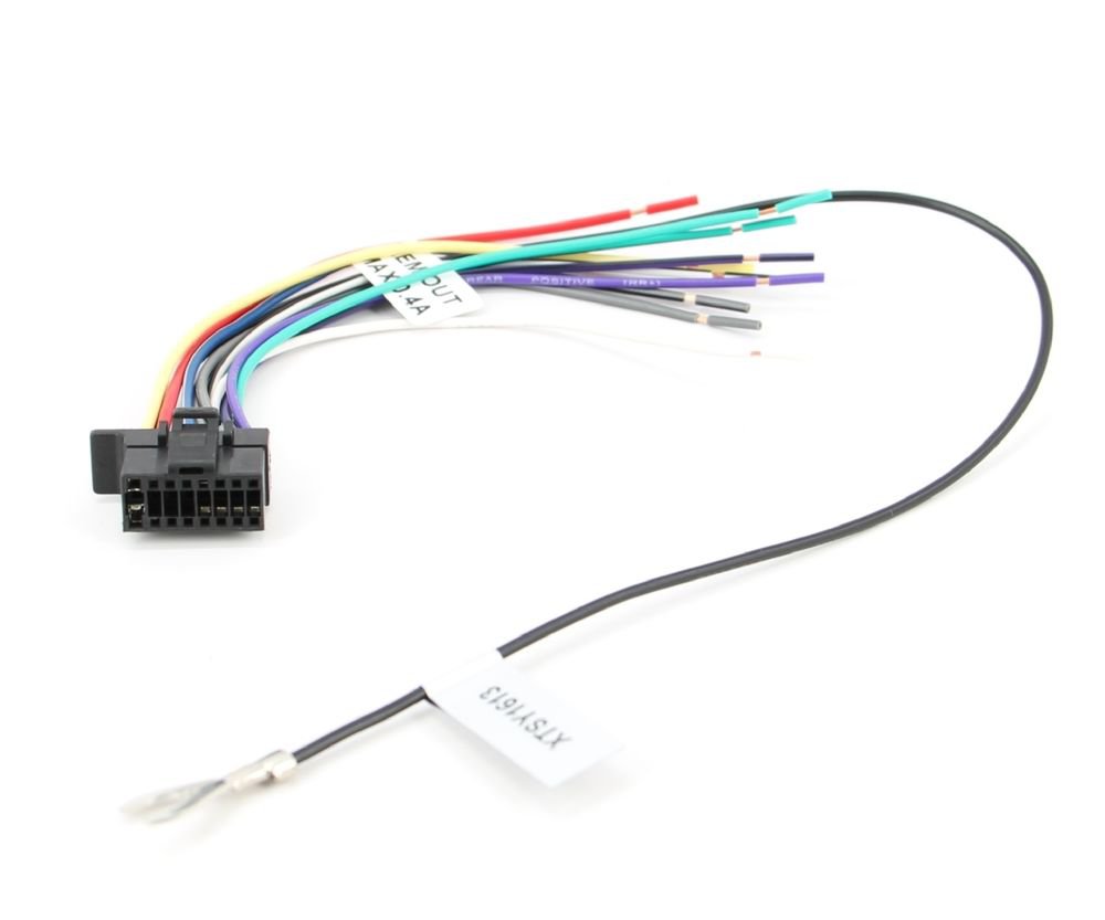 Xtenzi 16 Pin Radio Wire Harness for Sony WX-GT80UI, CDX-GT575UP & More