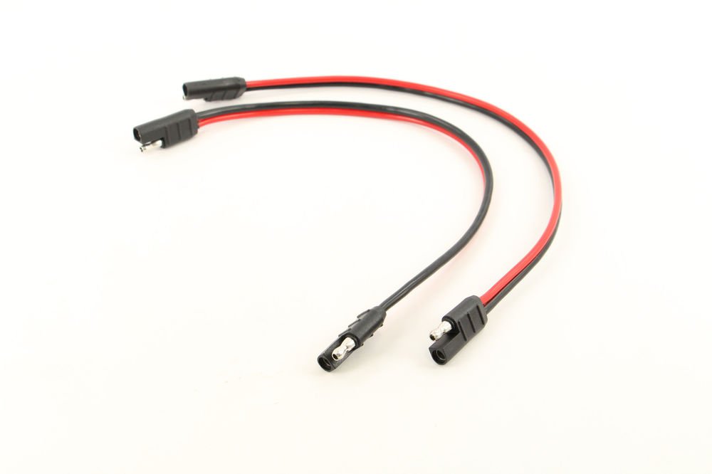 Xtenzi Pair of 2-Pin 16 AWG 12 inch Quick Disconnect Harness