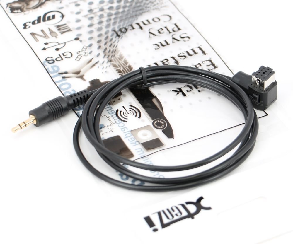 Xtenzi Ipod Iphone Pioneer IP-BUS to 3.5mm Aux Input Cable