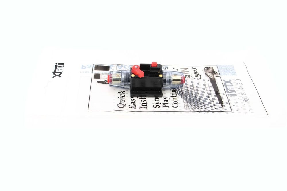 Xtenzi 50A Car Audio Inline Circuit Breaker Fuse (12V DC)