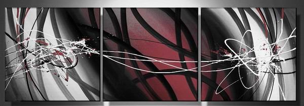 Ichiban -Abstract-handmade painting-set of 3pcs