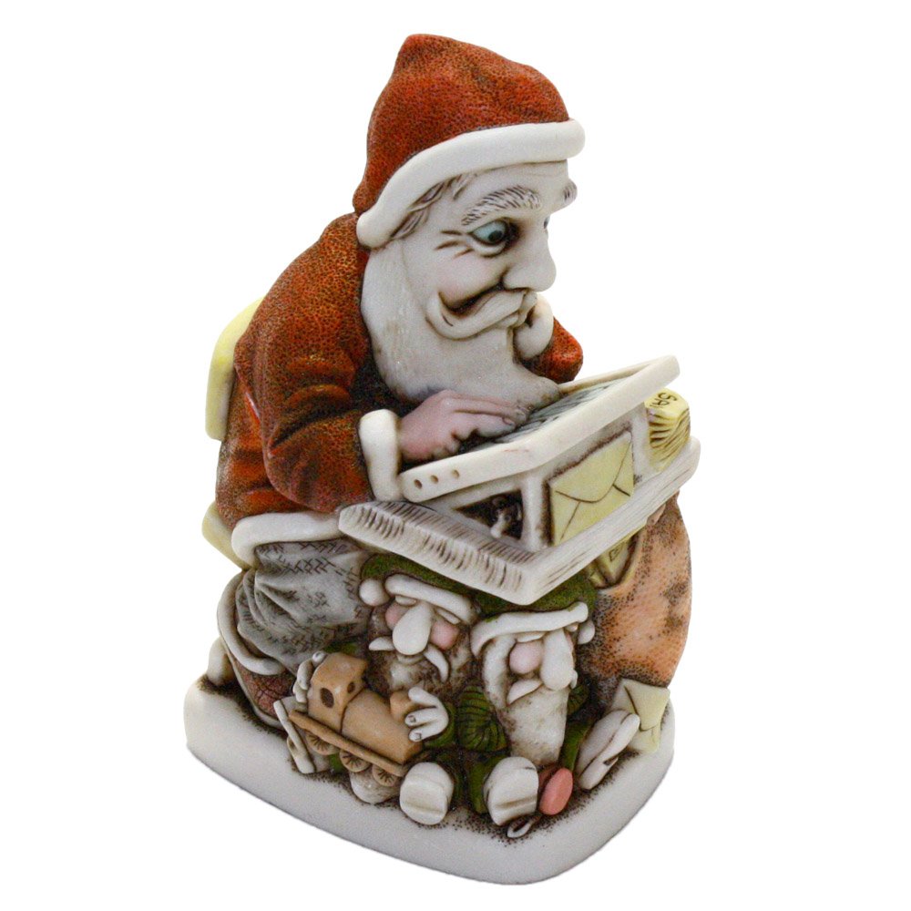 Harmony Kingdom Buy 'N' Cell Santa Figurine Box