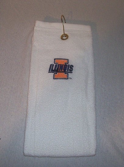 Illinois Fighting Illini Golf Towel by 1888 Mills