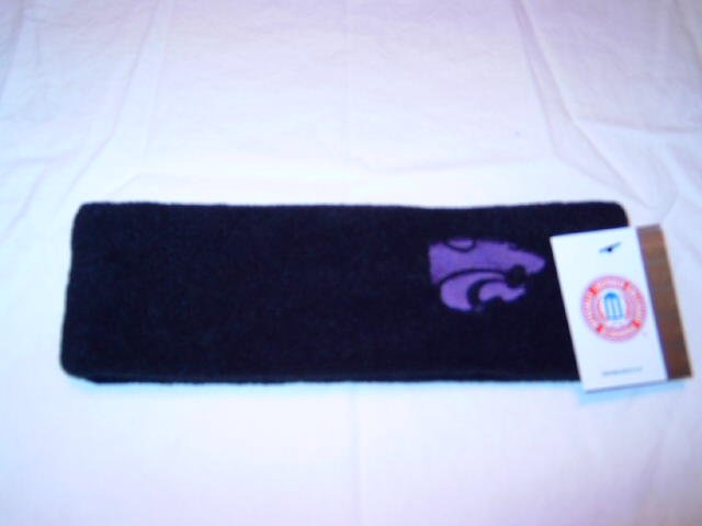Kansas State Wildcats Black Arctic Fleece Headband