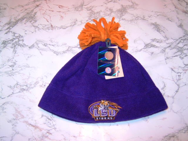 Louisiana State LSU Tigers Fleece Tassel Skull Cap