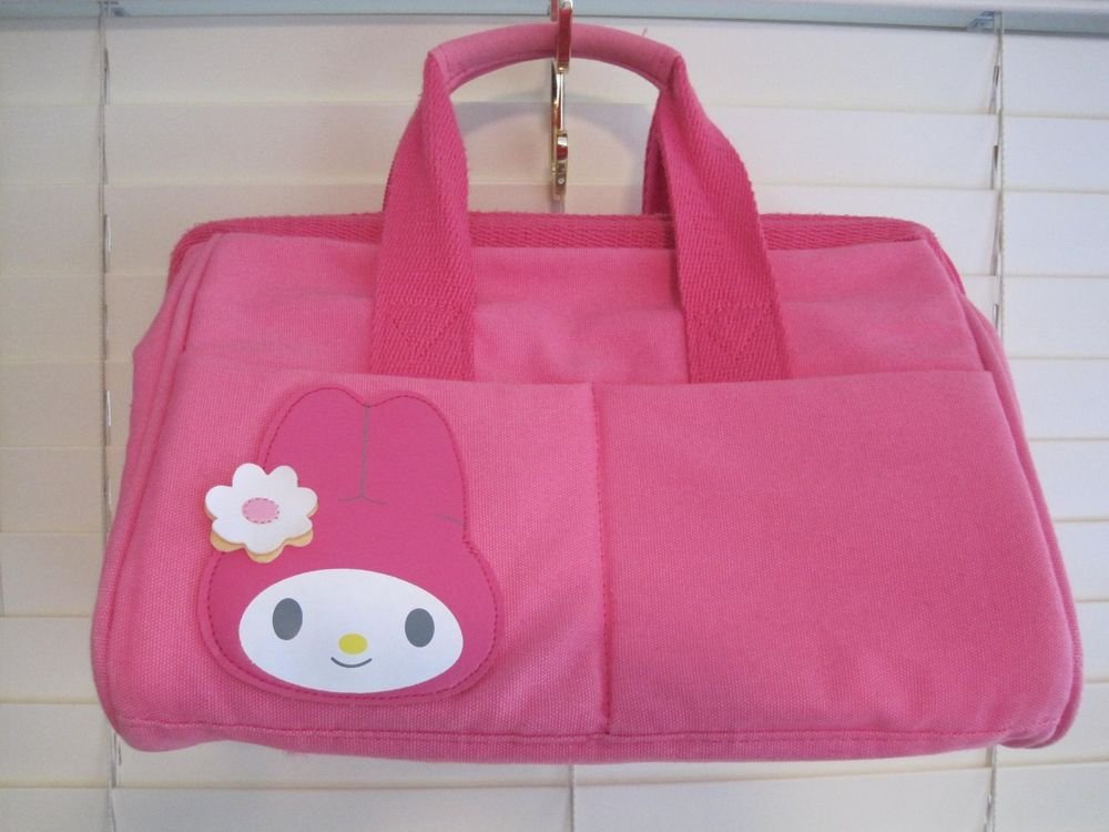 Hot Pink Sanrio My Melody Canvas Speedy Dr Satchel Boston Bag Tote Handbag Purse