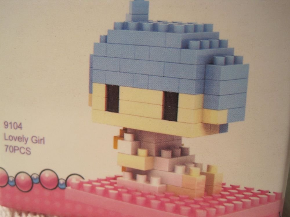LOZ Diamond Nano Brick Block Micro Hello Kitty Lovely Girl-Kiki USA Seller 9104