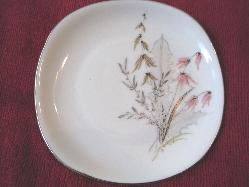 Royal Duchess Bavaria Germany Square Floral Design Plate