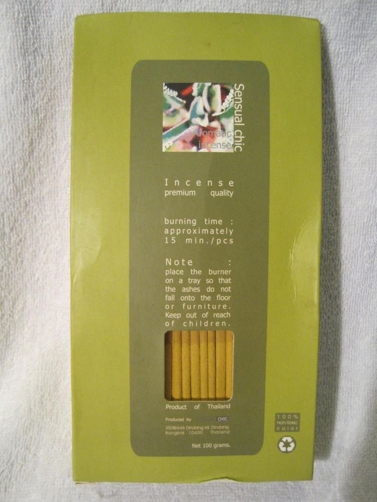 Thai Vanilla 5" Inch Bulk Incense Sticks (160) Fragrance 100 grams USA Seller