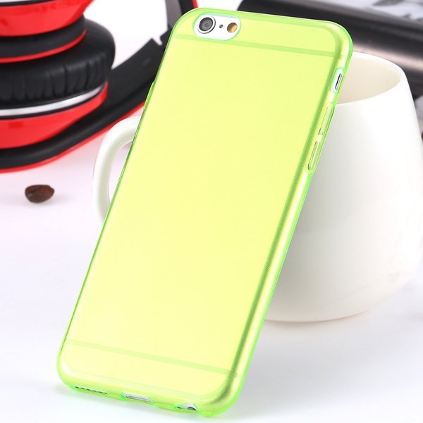 I6 Super Flexible Clear Tpu Case For Iphone 6 4.7Inch Slim Crystal 2024442787-4-Thin green