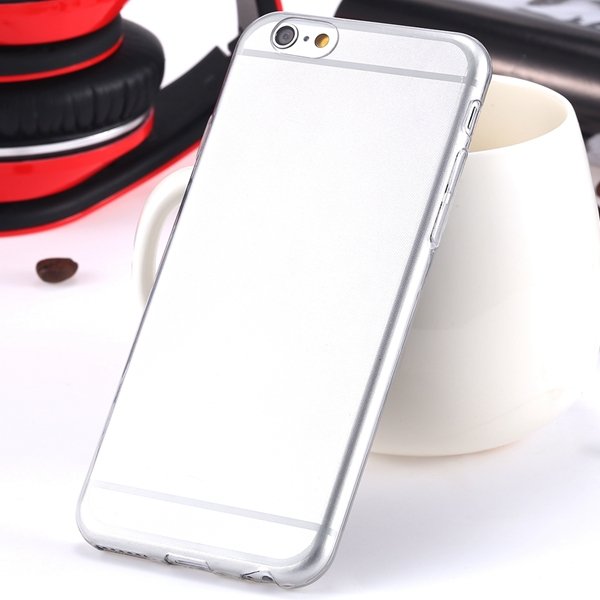 I6 Super Flexible Clear Tpu Case For Iphone 6 4.7Inch Slim Crystal 2024442787-9-Thin gray