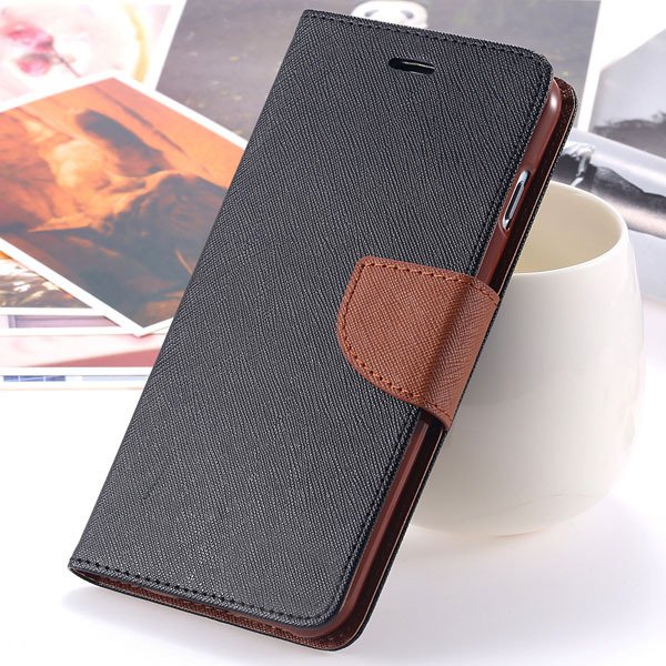 New Pu Leather Full Cover For Iphone 6 4.7 Inch Flip Phone Housing 2052907542-7-black brown