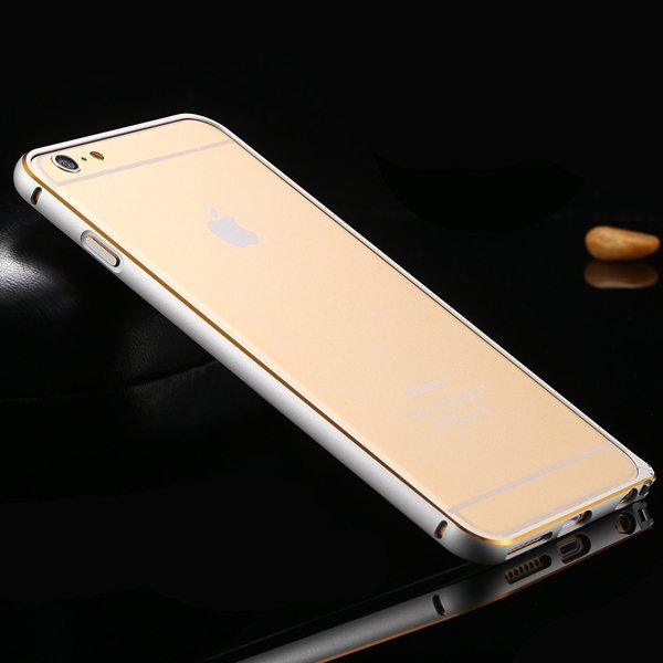 Shiny Arrival Metal Frame Cell Phone Case For Iphone 6 Plus 5.5Inc 32214023248-1-silver