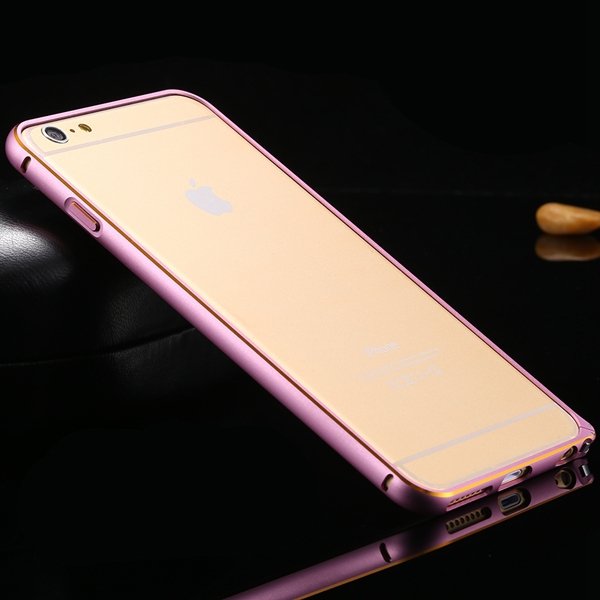 Shiny Arrival Metal Frame Cell Phone Case For Iphone 6 Plus 5.5Inc 32214023248-2-pink