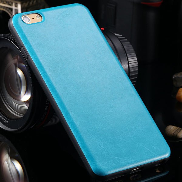 For Iphone 6 Plus Flexible Pu Leather Soft Cover For Iphone 6 Plus 2046848654-6-blue