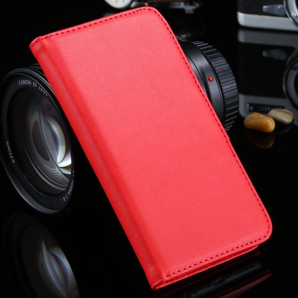 I6 Plus Wallet Book Case Pu Leather Cover For Iphone 6 Plus 5.5Inc 32213815412-4-red