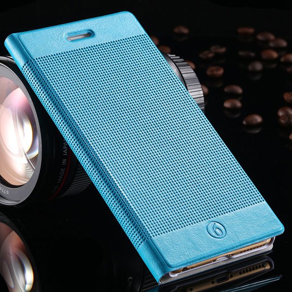I6 Plus Pu Leather Case For Iphone 6 Plus 5.5Inch Full Protect Cov 32214482793-7-light blue