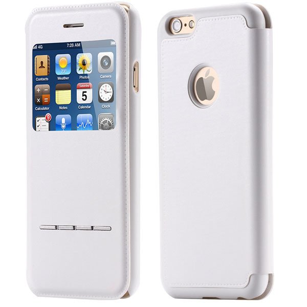 I6 Plus Smart Slide Pc Window View Cover For Iphone 6 Plus 5.5Inch 32242160293-2-white
