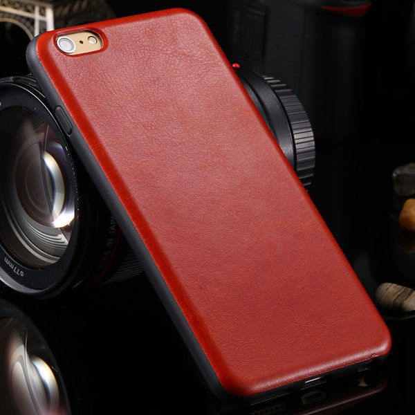 For Iphone 6 Plus Flexible Back Case For Iphone 6 Plus 5.5'' Pu Le 2046842717-3-red