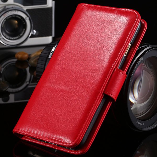 I6 Flip Case Stand Pu Leather Cover For Iphone 6 4.7Inch Wallet Ba 1990100255-3-red