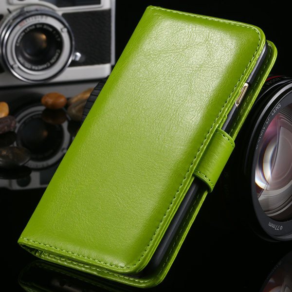 I6 Flip Case Stand Pu Leather Cover For Iphone 6 4.7Inch Wallet Ba 1990100255-5-green