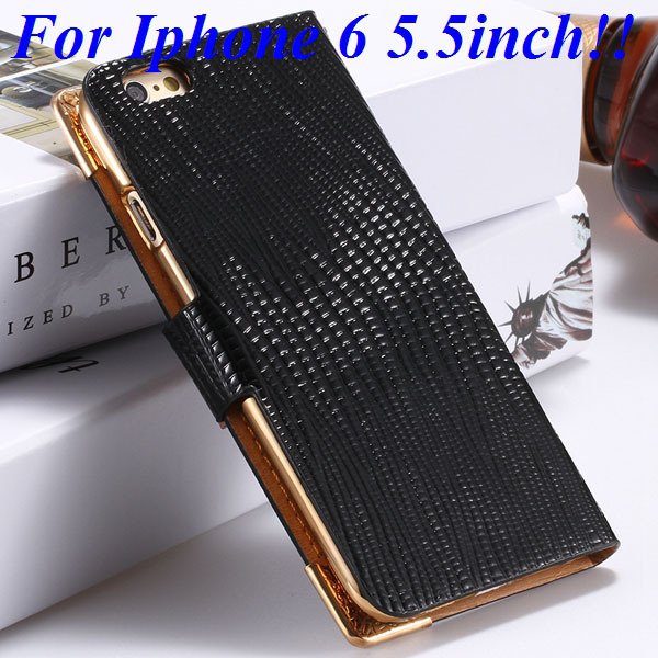 I6 Luxury Bling Diamond Case Flip Wallet Pu Leather Cover For Ipho 32232380276-6-black for plus