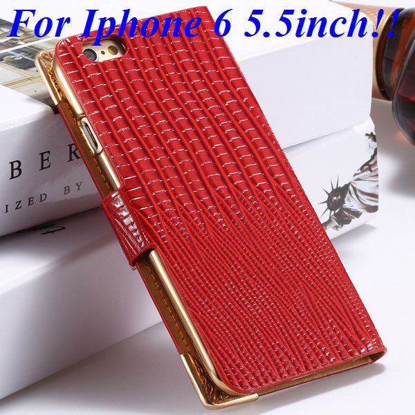 I6 Luxury Bling Diamond Case Flip Wallet Pu Leather Cover For Ipho 32232380276-8-red for plus