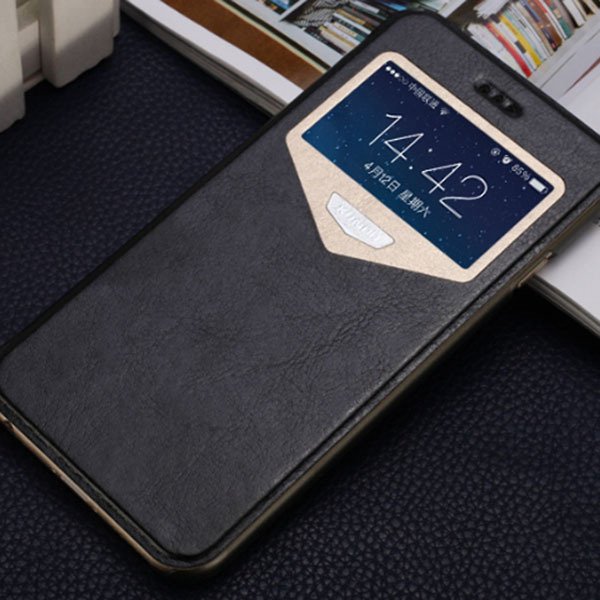 Super Thin Slim Phone Cover For Iphone 6 Plus 5.5Inch Clear Window 32216264659-1-black