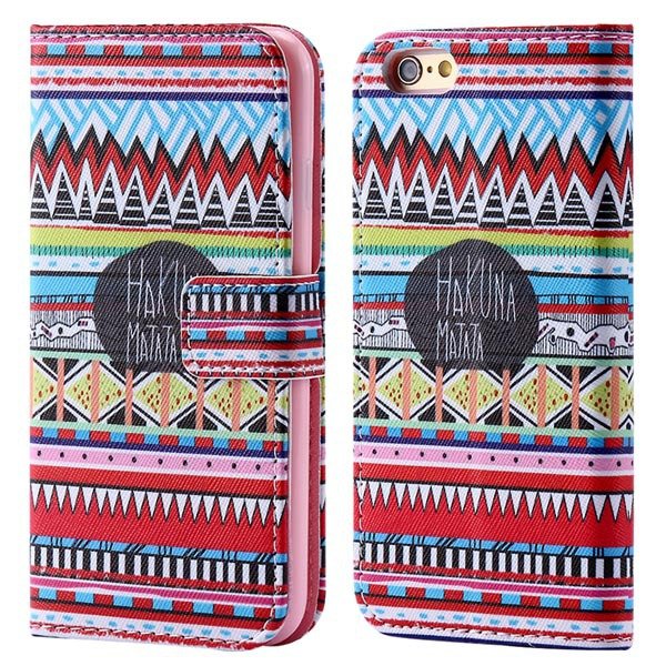 Cultural Mat Pattern Wallet Cover For Iphone 6 4.7Inch Full Case S 32247639513-6-Small Cultural