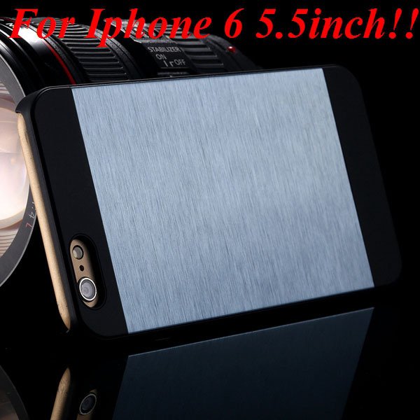 I6/6Plus Aluminum Shiny Metal Brush Hard Cover For Iphone 6 4.7Inc 32232320776-2-navy for plus
