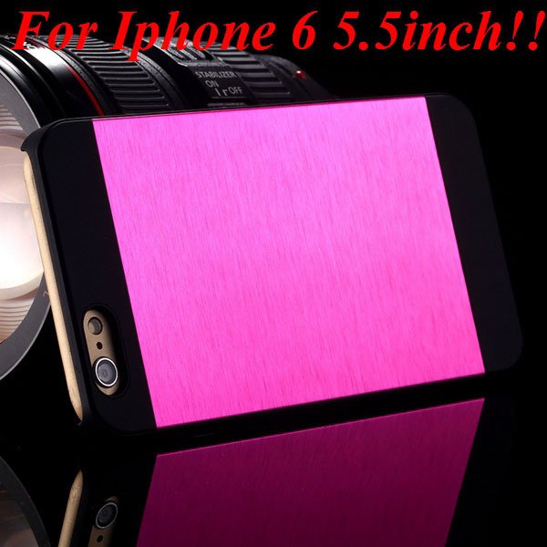 I6/6Plus Aluminum Shiny Metal Brush Hard Cover For Iphone 6 4.7Inc 32232320776-7-hot for plus